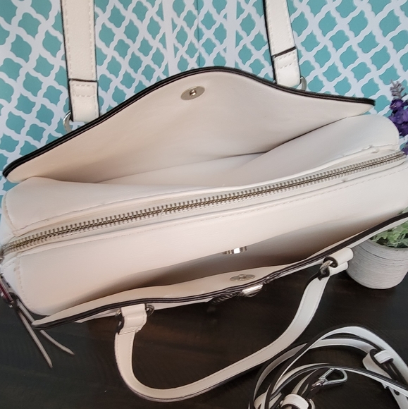 INC White Satchel Purse - Picture 3 of 5
